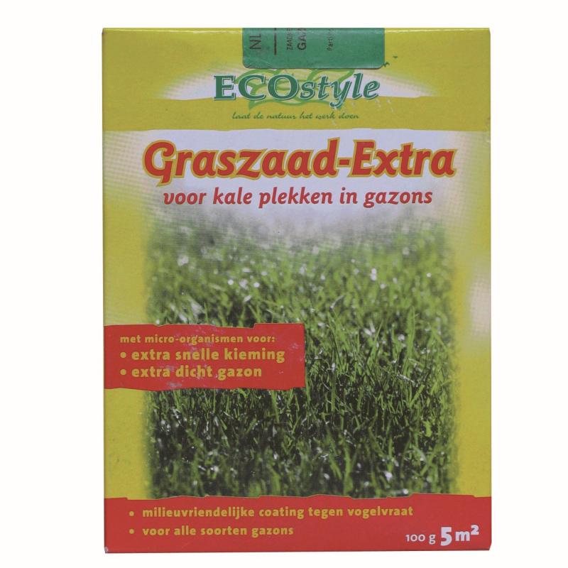 Afbeelding Ecostyle Graszaad Extra Voor Herstel 100 Gram door Haxo.nl