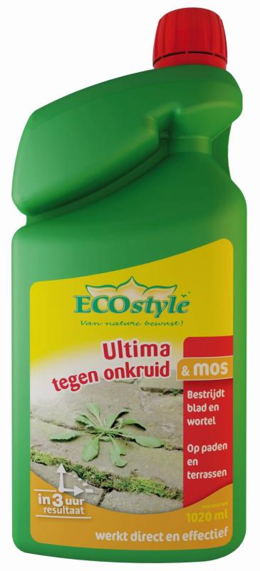 Afbeelding Ecostyle Ultima Onkruid & Mos Concentraat - Onkruidbestrijding - 1020 ml door Haxo.nl