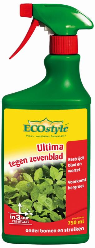 Afbeelding Ecostyle Ultima Zevenblad Gebruiksklaar - Onkruidbestrijding - 750 ml door Haxo.nl