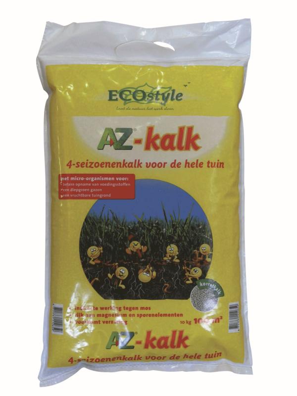 Afbeelding Ecostyle Az-Kalk 100 m2 - Kalk - 10 kg door Haxo.nl