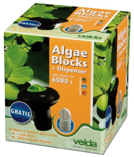 Afbeelding Velda Algae Blocks + Dispenser Voor 6000 Liter Water door Haxo.nl