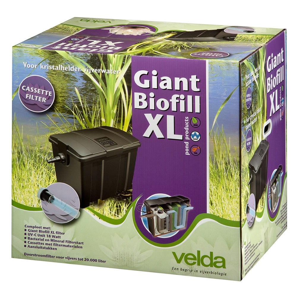Afbeelding Velda Giant Biofill XL + 18 Watt UVC door Haxo.nl