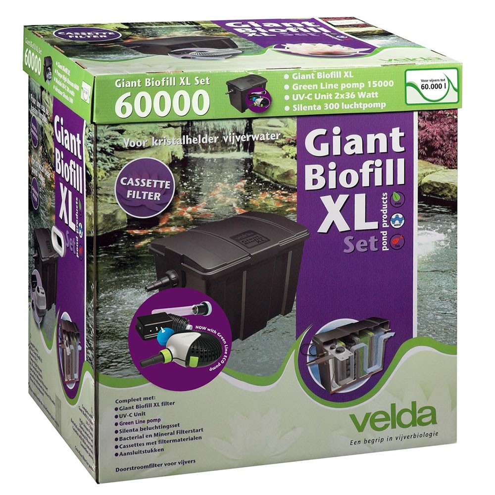 Afbeelding Velda Giant Biofill XL Set 60000 door Haxo.nl