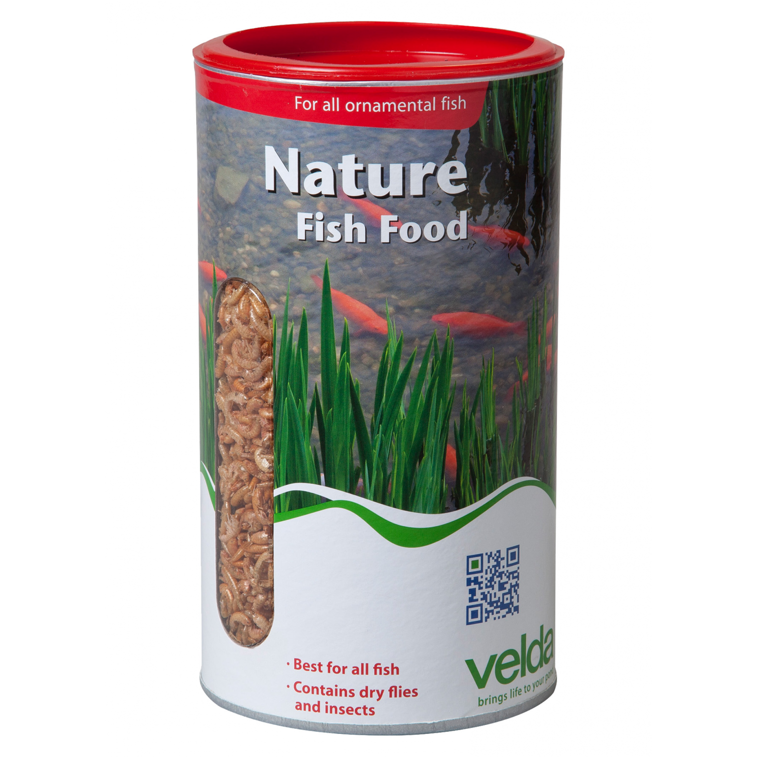 Afbeelding Velda Nature Fish Food 2500 Ml / 375 Gram door Haxo.nl