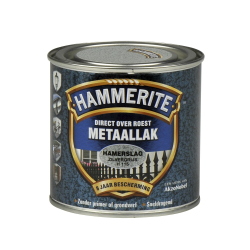 Hammerite Metaallak Hamerslag Zilvergrijs H115 - 250 ml