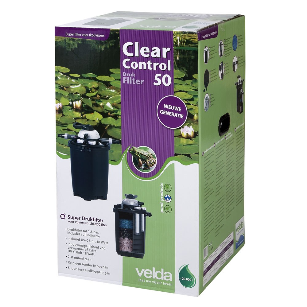 Afbeelding Velda Clear Control 50 + UV-C 18 Watt door Haxo.nl