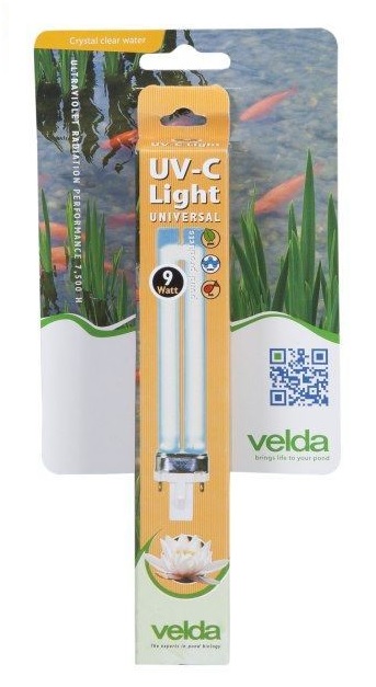 Afbeelding Velda UV-C PL Lamp 9 Watt door Haxo.nl