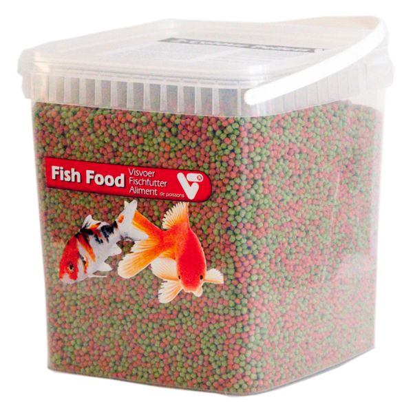 Afbeelding VT Visvoer Budget 2-Kleuren 5 Liter - 3mm door Haxo.nl