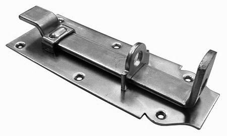 Waelbers Hangslotschuif Vlak RVS 100 mm