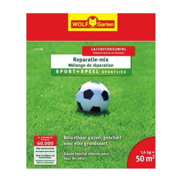 Afbeelding Wolf Garten Reparatie Mix Sport & Speelgazon L 50 GM door Haxo.nl